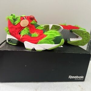 Reebok Classic Red and Green Sneakers
